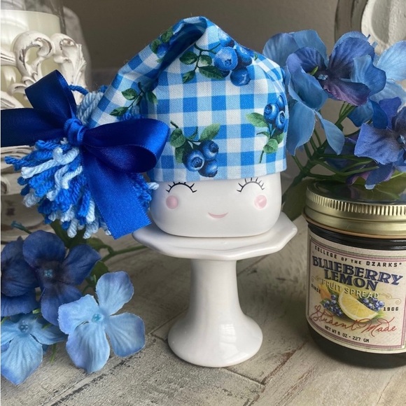 🫐Blueberry Marshmallow Mug Hat, Tiered Tray Decor, Fruit, Summer Decor - Picture 1 of 5